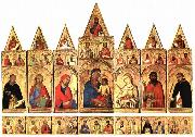 Simone Martini Madonna with the Holy Ones, china oil painting reproduction